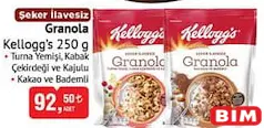 KELLOGG'S GRANOLA ŞEKER İLAVESİZ 250 G